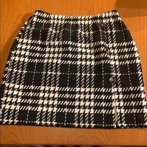 Black and white skirt